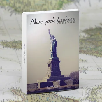 30 листов/ЛОТ, Отправьтесь в путешествие по Нью-Йорку, открытка в стиле путешествий, Пейзажная фотография, поздравительные открытки, модный подарок