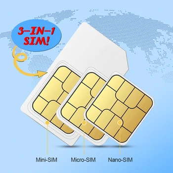 SIM-карта 3-В-1 На 1-15 дней 600 МБ/ 1,8 Г Карта Данных мобильного телефона 4G Wifi Безлимитный Интернет Для SG MY TH ID KH PH VN
