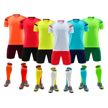 Комплекты футболок для взрослых и детей, Мужская футбольная форма для мальчиков, спортивная одежда, Дышащая Спортивная форма для бега, детский тренировочный спортивный костюм